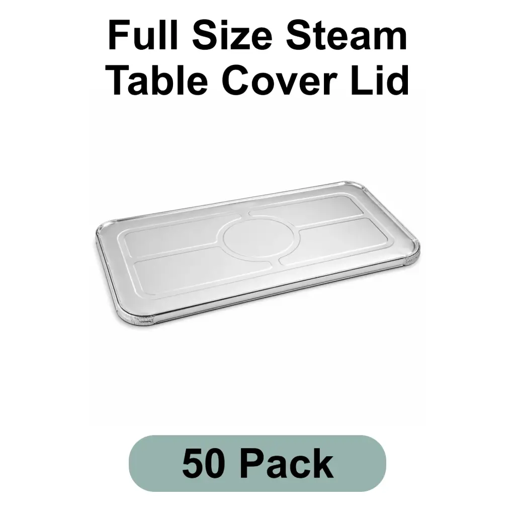 [AF-050-3] Full Size Steam Table Cover Lid Aluminum Foil 50pk